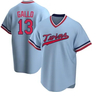 Men's Minnesota Twins #13 Joey Gallo White Cool Base Jersey